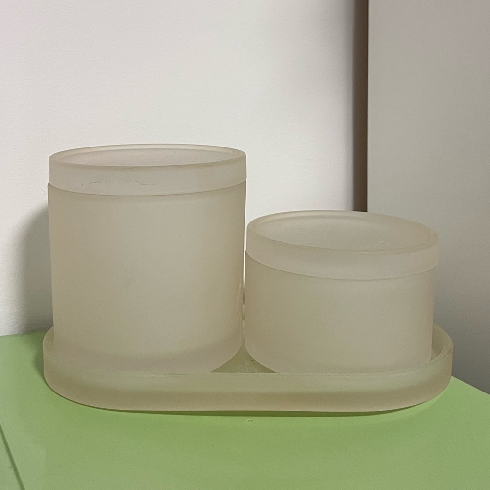 3pc Eulo Jar & Tray Set - Picture 2 of 6